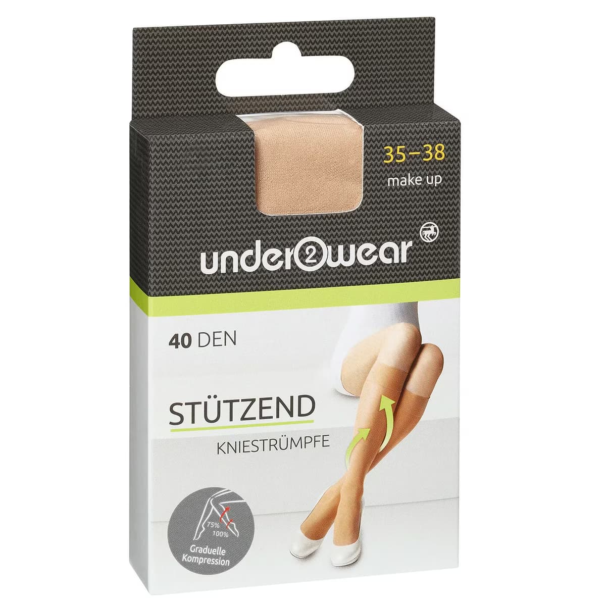 Underwear Diz Altı Çorap 40 den, Ten Rengi 35/38 Numara