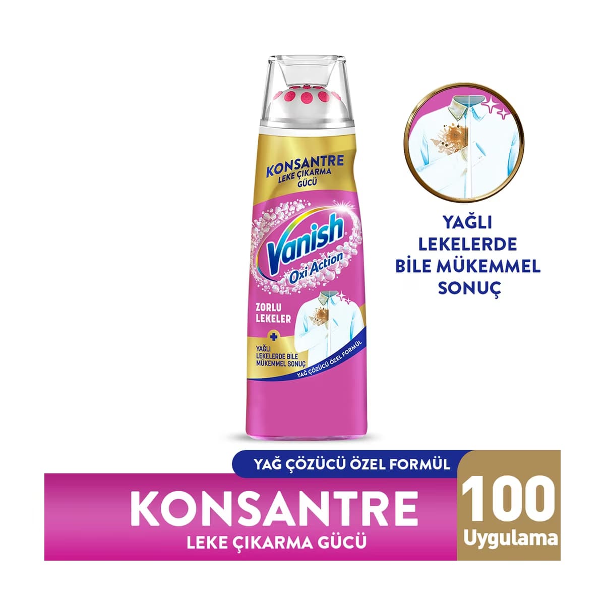 Vanish Kosla Ön İşlem İçin Özel Leke Çıkarıcı Konsantre Jel 200 ml - Gratis