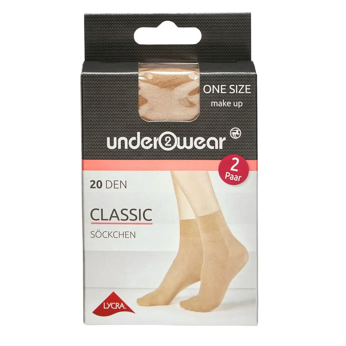 Underwear Soket Çorap 20 den, Ten Rengi Standart Beden