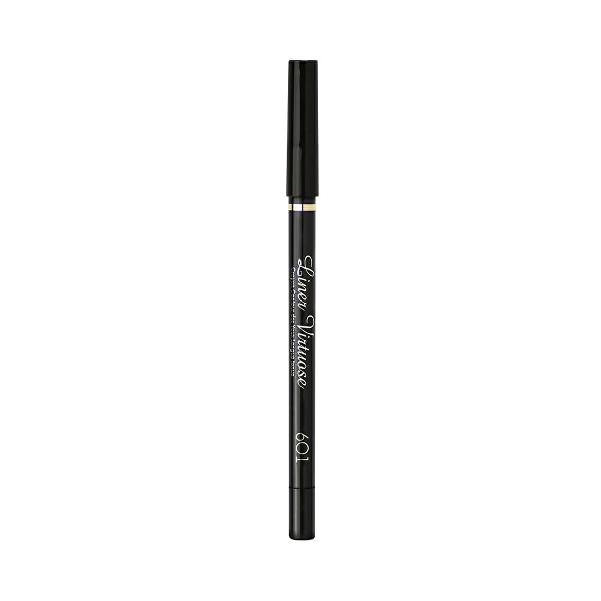 Vivienne Sabo Liner Virtuose Göz Kalemi 601 Black - Long-Lasting, Smudge-Proof, Intense Color - Gratis