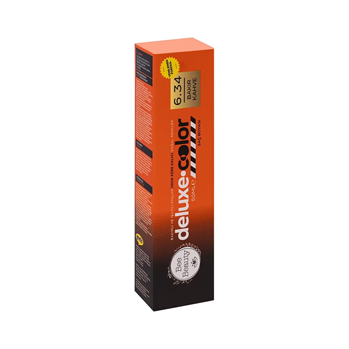 Bee Beauty Saç Boyası Tüp 50 ml 6.34 Bakır Kahve - Gratis