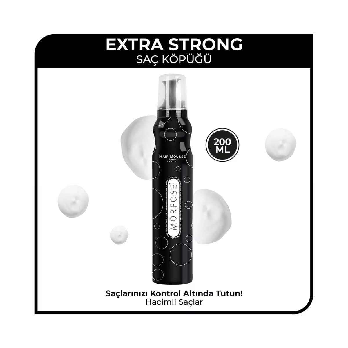 Morfose Extra Strong Saç Köpüğü 200 ml - Gratis