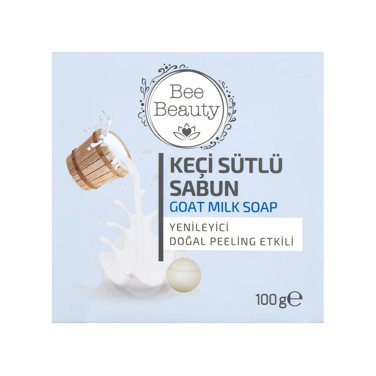 Bee Beauty Keçi Sütlü Kalıp Sabun 100 gr - Gratis