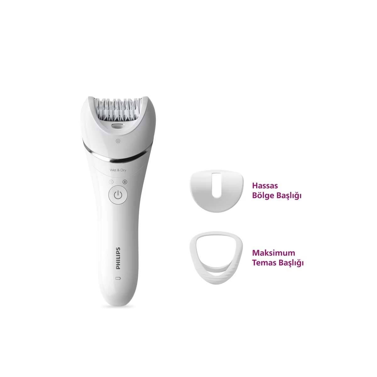 Philips 8000 Serisi Islak Kuru Epilasyon Aleti BRE700/05 - Gratis