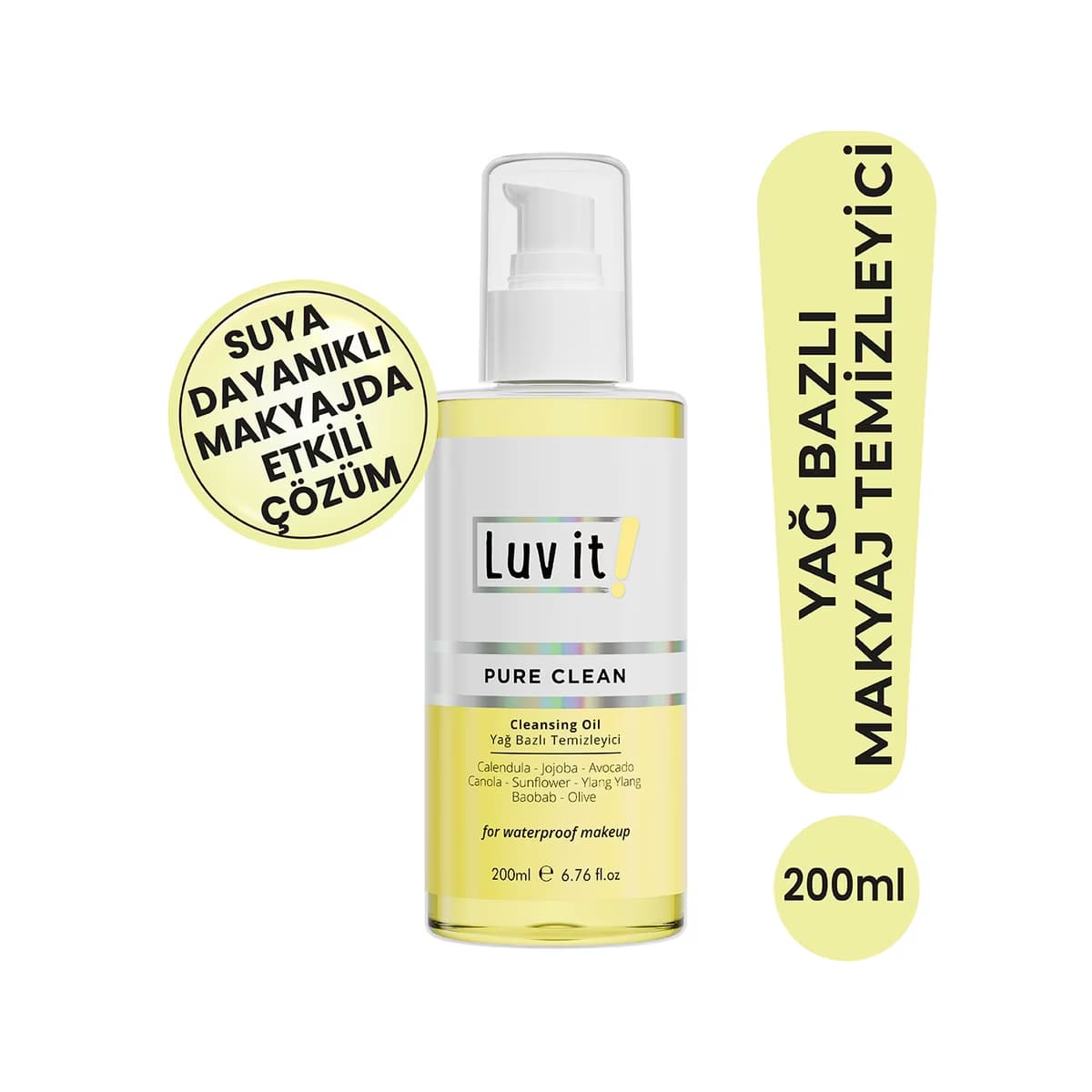Luv it! Yağ Bazlı Temizleyici 200 ml - Gratis