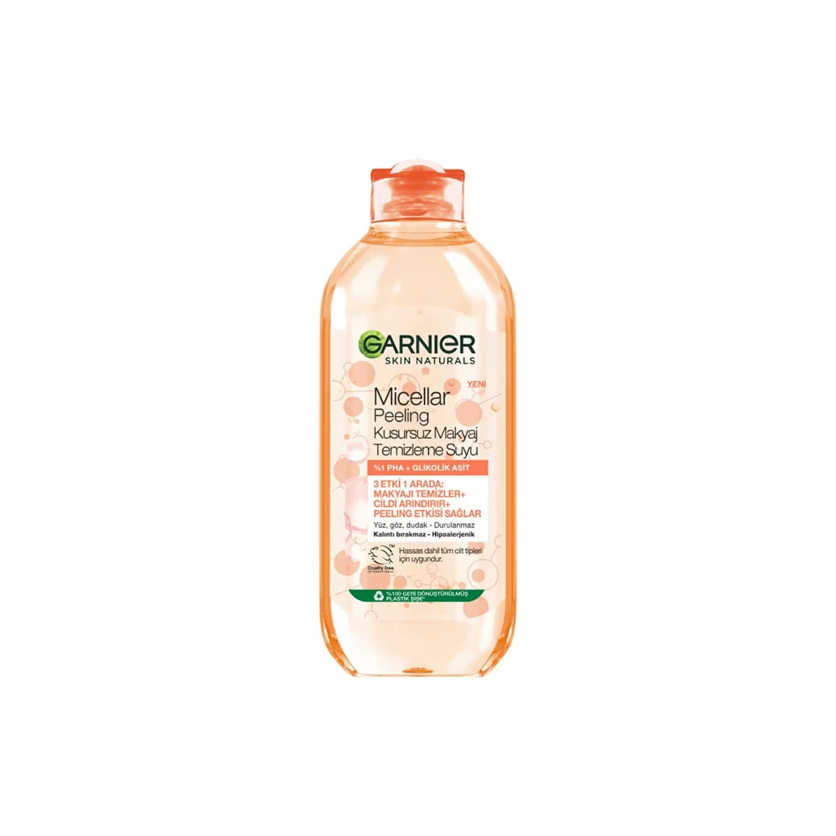 Garnier Micellar Peeling Kusursuz Makyaj Temizleme Suyu 400 ml - Gratis