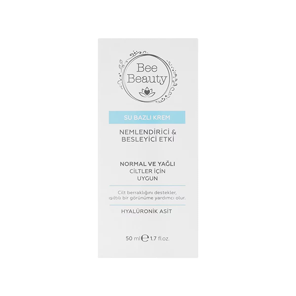 Bee Beauty Hyalüronik Asitli Yağsız Jel Krem 50 ml - Gratis