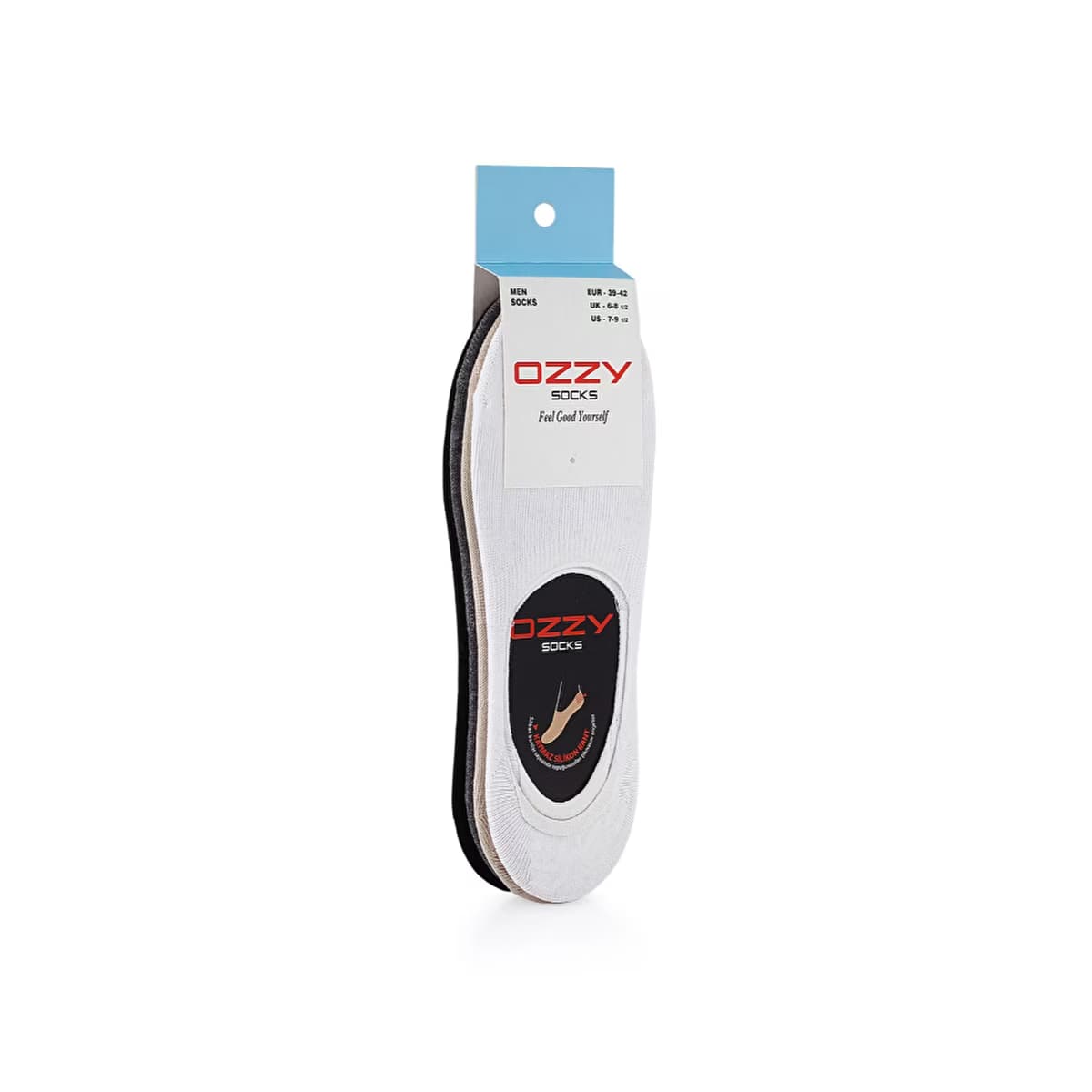 Ozzy Socks Unisex 4'lü Dikişsiz Babet Çorabı 39/42 - Gratis
