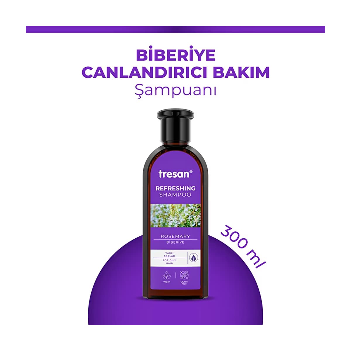 Tresan Biberiye Canlandırıcı Bakım Şampuanı 300 ml - Gratis