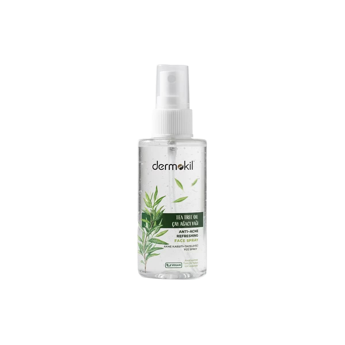 Dermokil Akne Karşıtı Çay Ağacı Yağı Yüz Spreyi Tonik 50 ml - Gratis