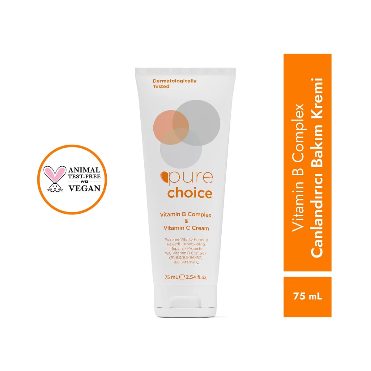 Pure Choice Aydınlatıcı ve Canlandırıcı Cilt Bakım Kremi 75 ml - Gratis