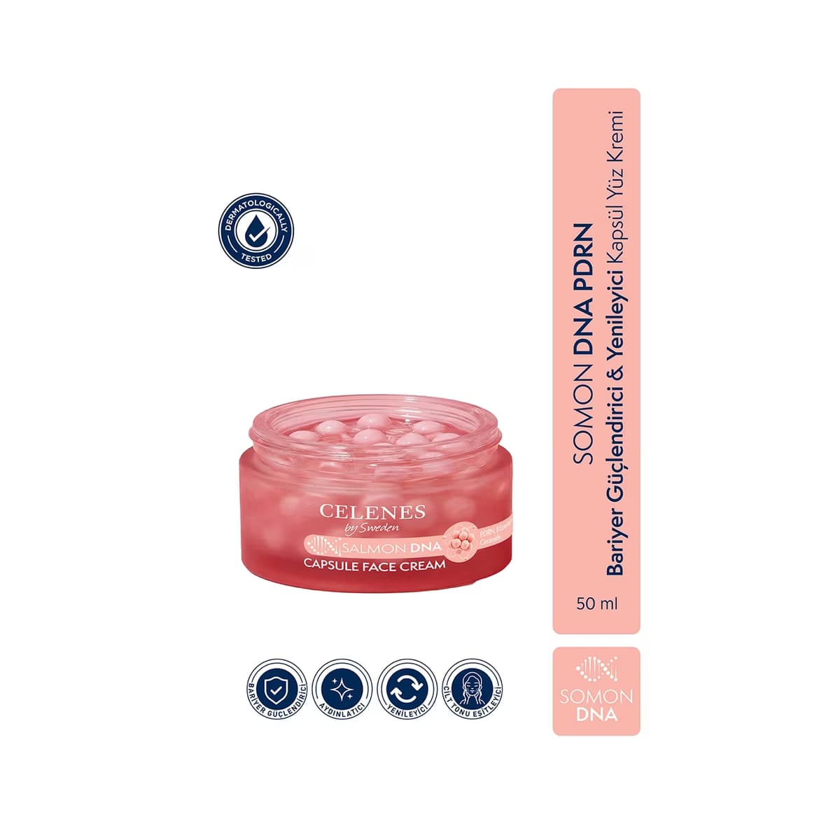 Celenes Somon DNA Jel Kapsül Yüz Kremi 50 ml - Gratis