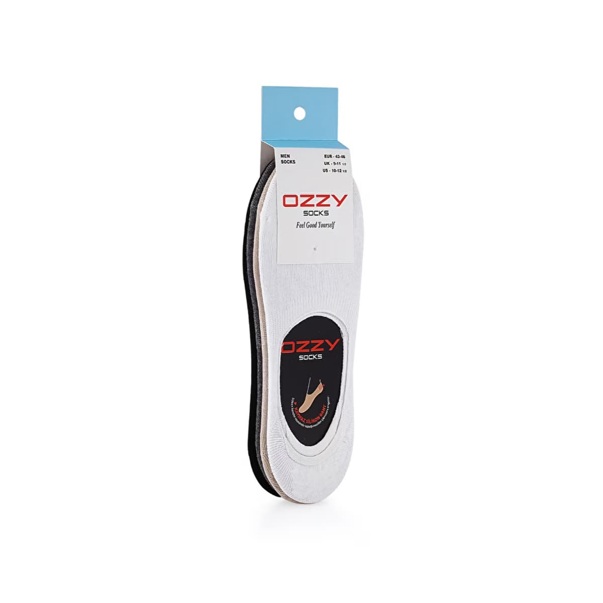 Ozzy Socks Erkek 12'li Dikişsiz Babet Çorap 43/46 - Gratis