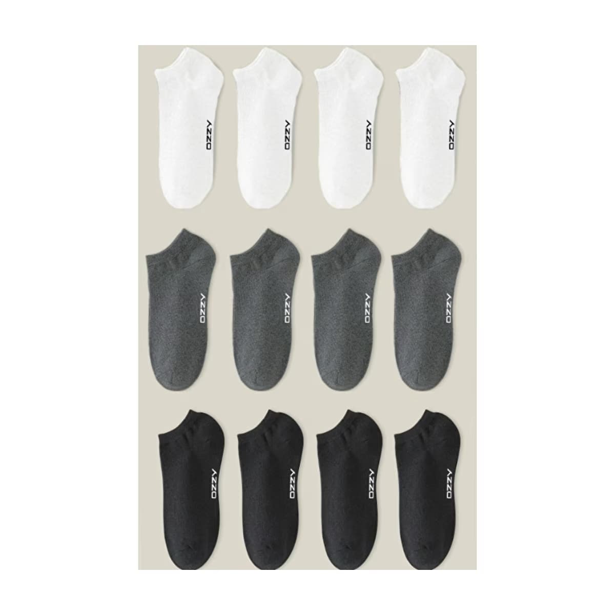 Ozzy Socks Kadın 12'li Dikişsiz Patik Çorap 35/38 - Gratis