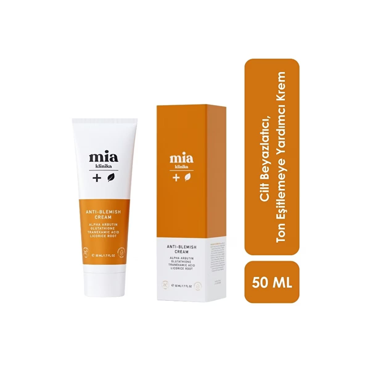 Mia Klinika Cilt Beyazlatıcı Ton Eşitlemeye Yardımcı Leke Kremi 50 ml - Gratis