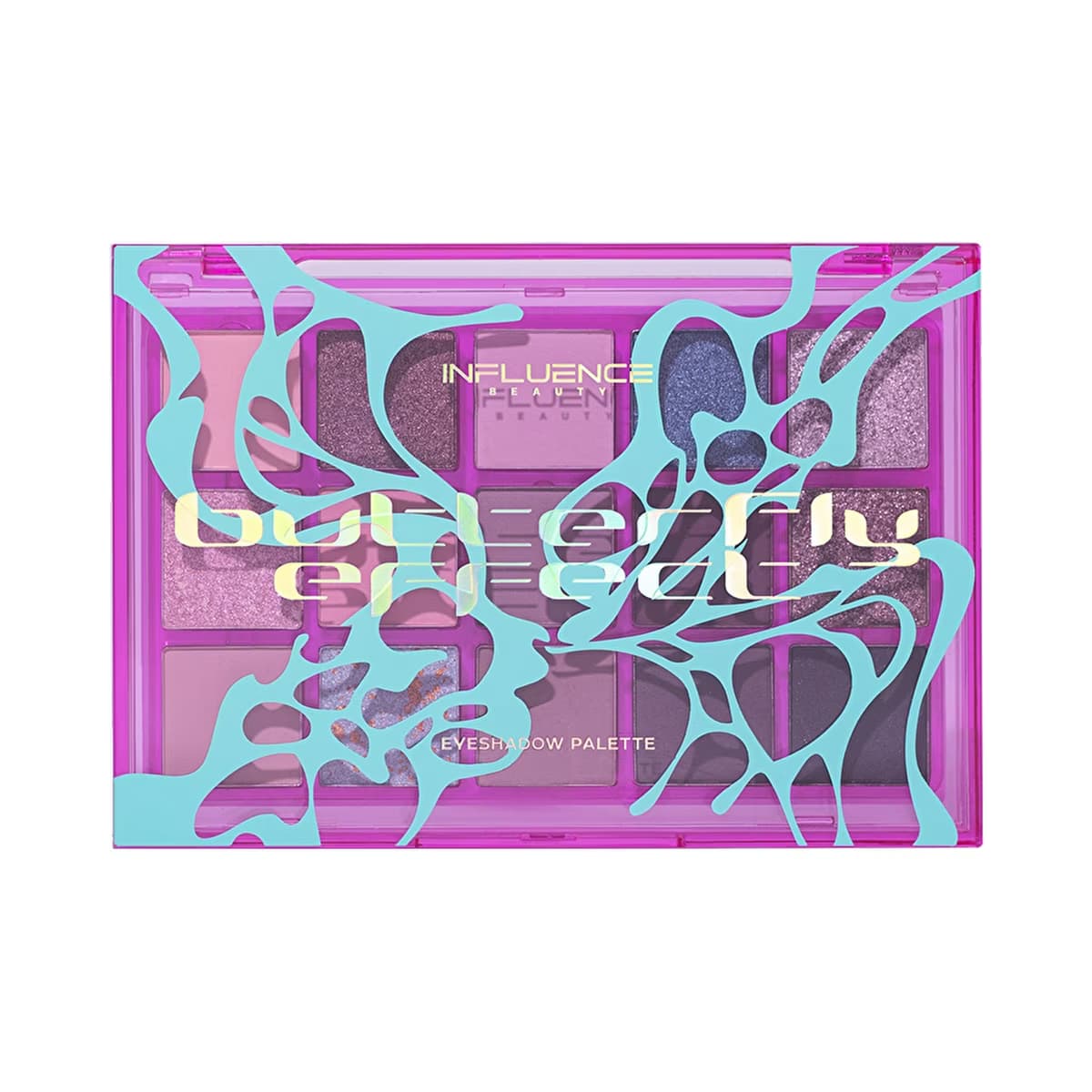 Influence Beauty Far Paleti Butterfly Effect 01 Metamorphosis - 9-Color Eyeshadow Palette for Soft Glam - Gratis
