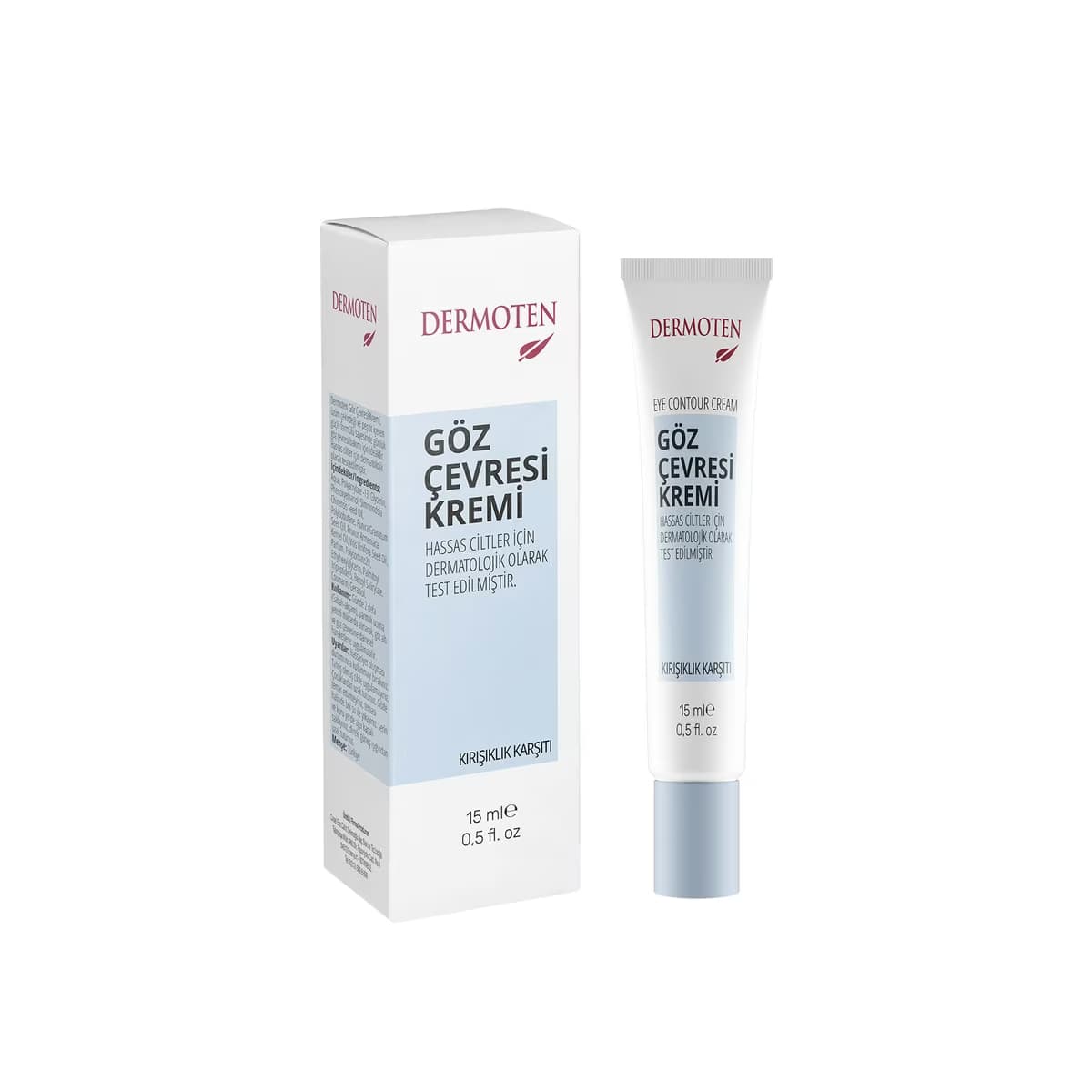 Dermoten Kırışıklık Karşıtı ve Aydınlatıcı Göz Çevresi Göz Altı Kremi 15 ml - Gratis