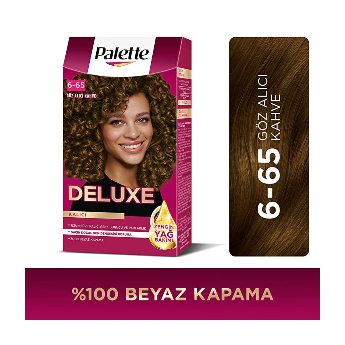 Palette Deluxe Saç Boyası 6-65 Göz Alıcı Kahve - Gratis