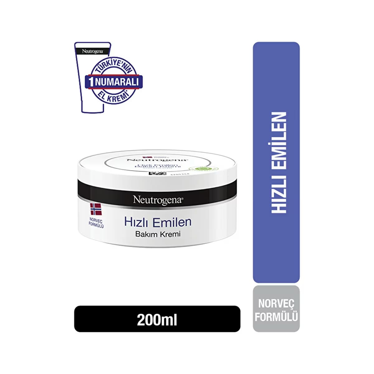 Neutrogena Bakım Kremi Norveç Formülü Hızlı Emilen 200 ml - Gratis