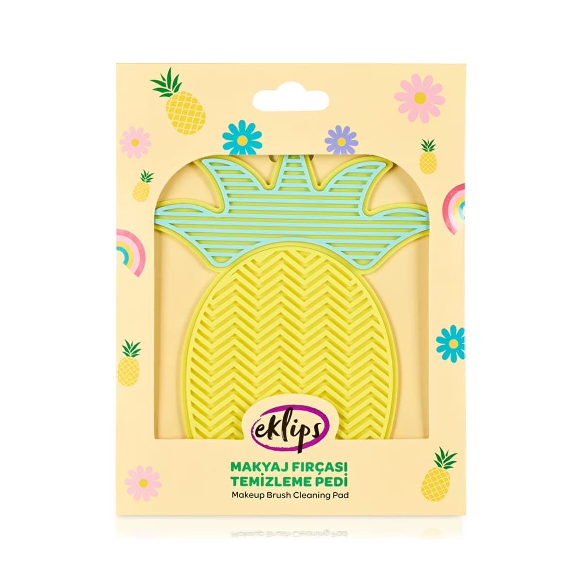 Eklips Makyaj Fırçası Temizleme Pedi Ananas - Gratis