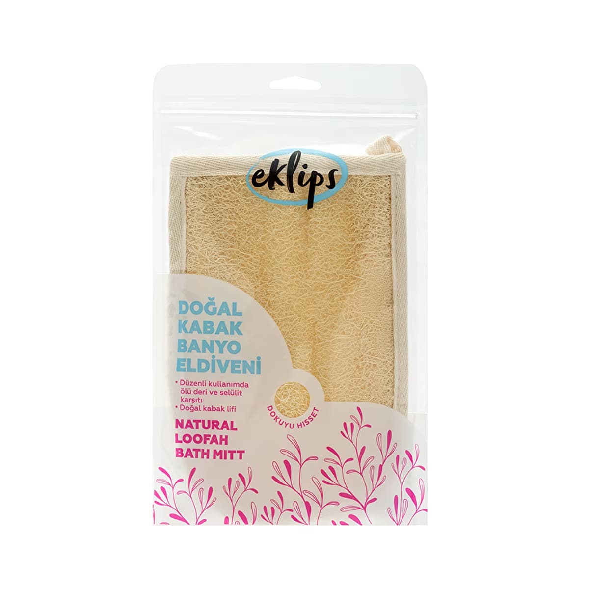 Eklips Doğal Banyo Kesesi Eldiven Kabak - Gratis