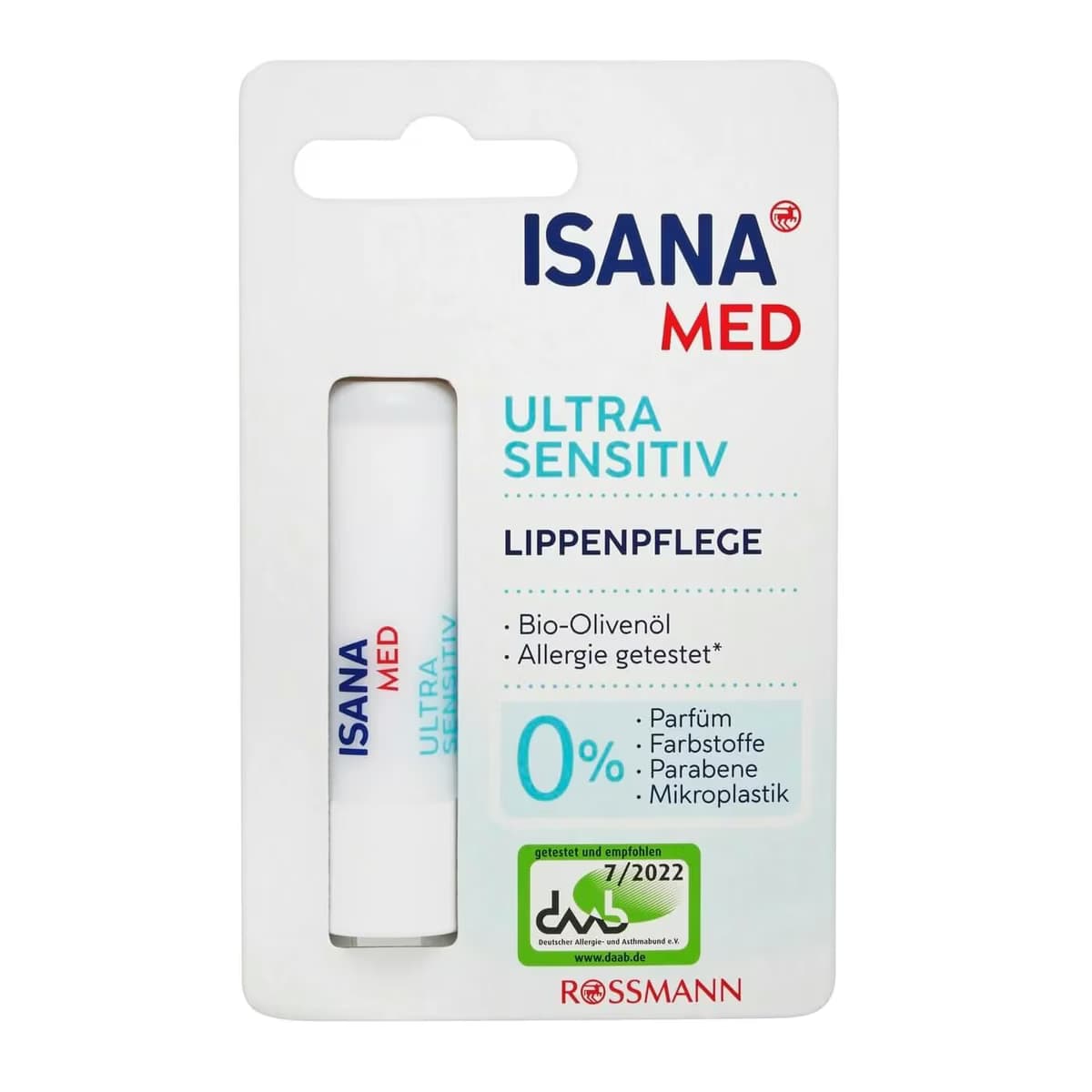 Isana Med Dudak Balmı Organik Zeytinyağlı 4,5 g