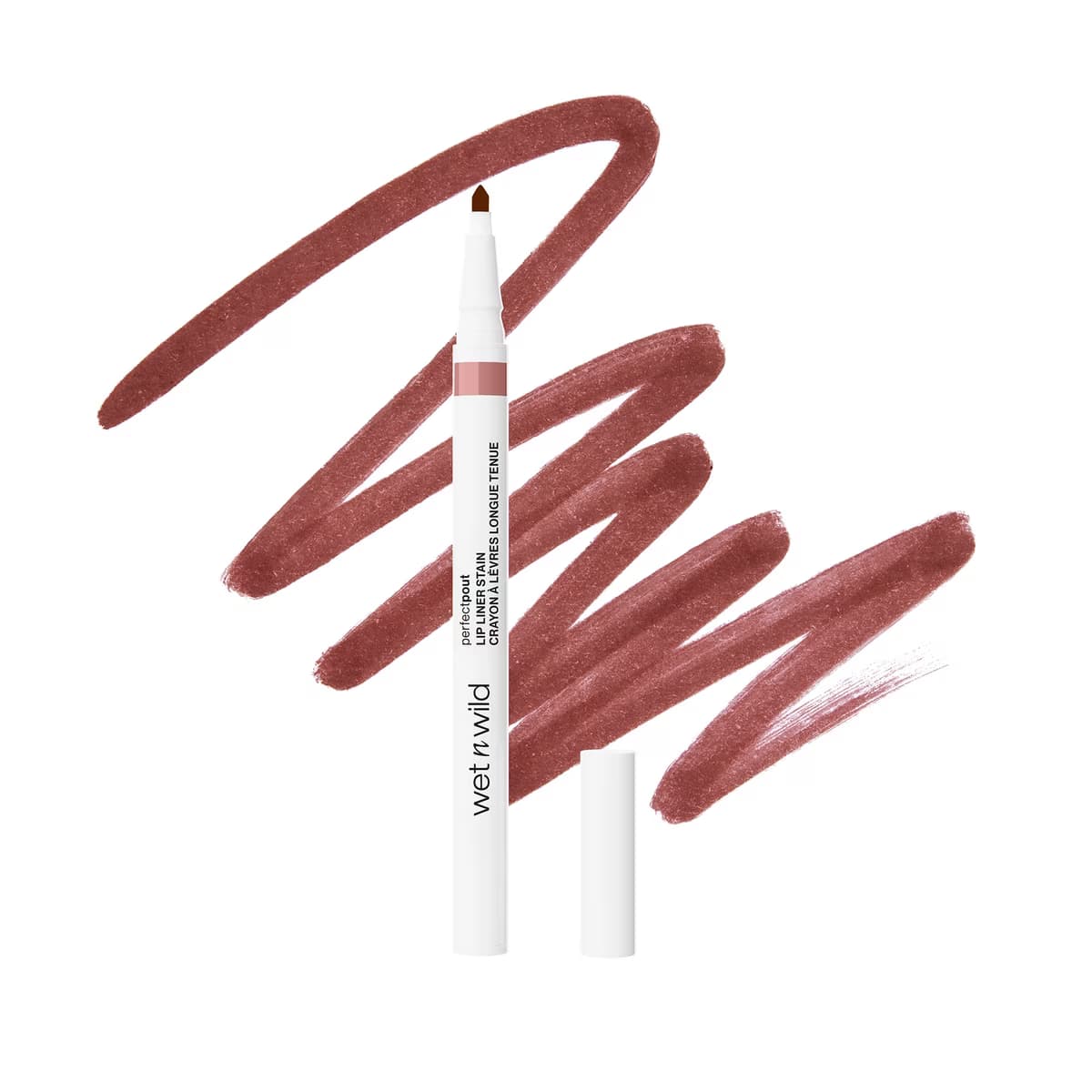 wet n wild Perfect Pout Lip Liner Stain Nude Tights - Gratis