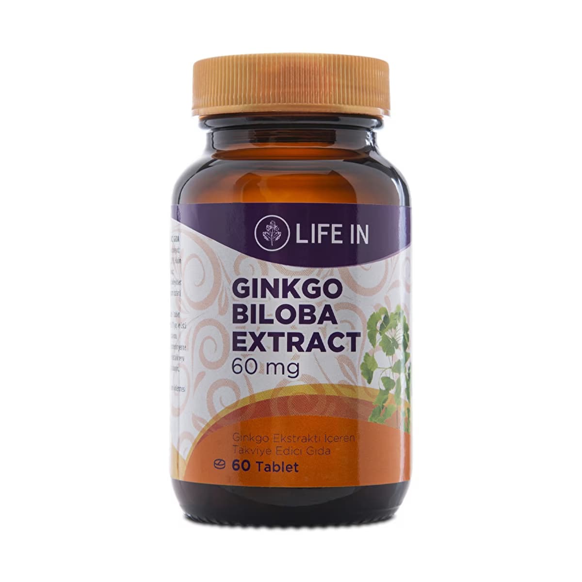 Life In Ginkgo Biloba Ekstraktı İçeren Takviye Edici Gıda 60 Tablet 60mg - Gratis