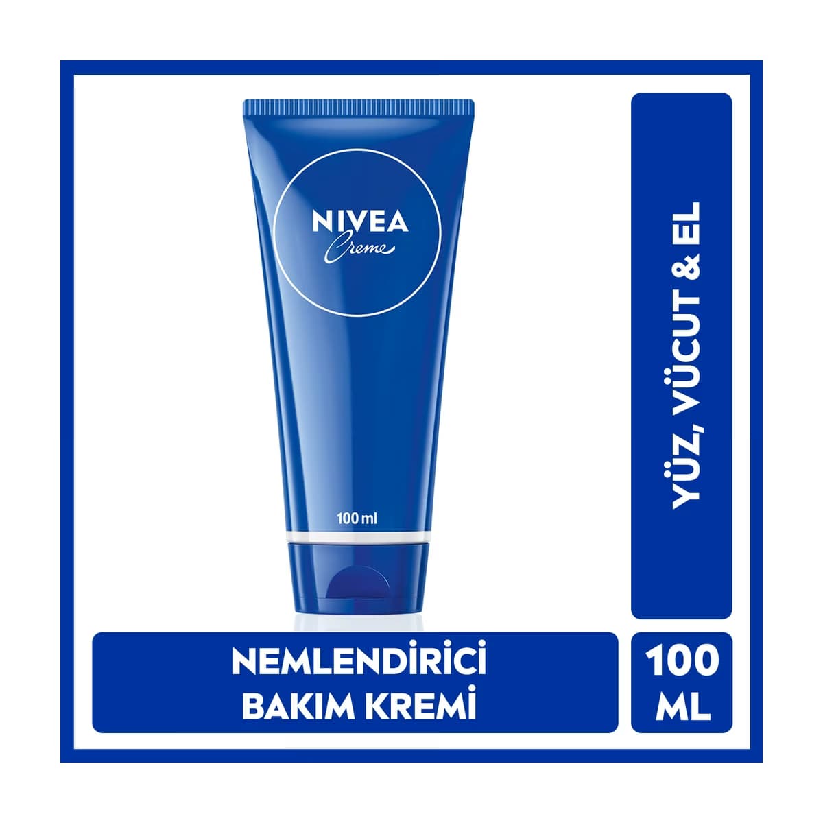 Nivea Creme Yüz, Vücut ve El Nemlendirici Bakım Kremi 100 ml - Gratis