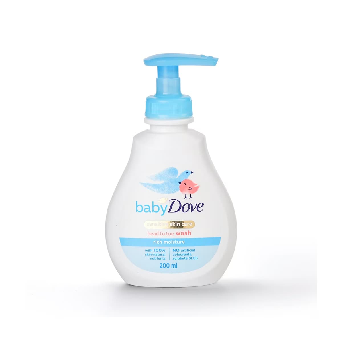 Dove Baby Doğal Prebiyotikli Göz Yakmayan Sülfatsız Nemlendirici Bebek Saç ve Vücut Şampuanı 200 ml - Gratis