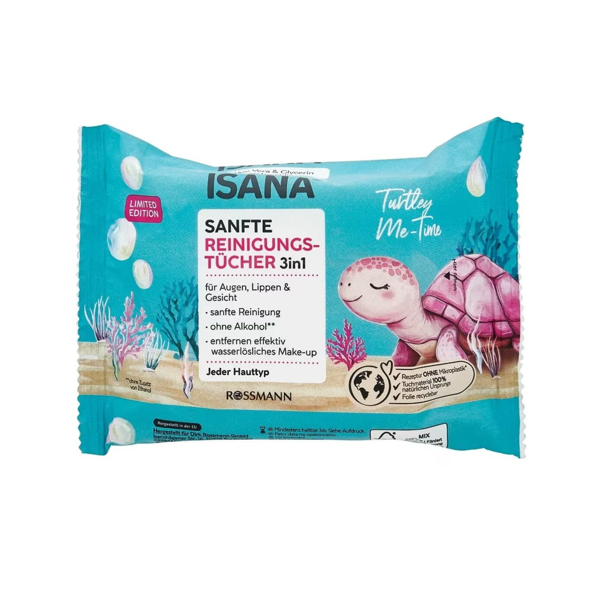 Isana Yüz Temizleme Mendili 3'in1 Limited Edition 25'li