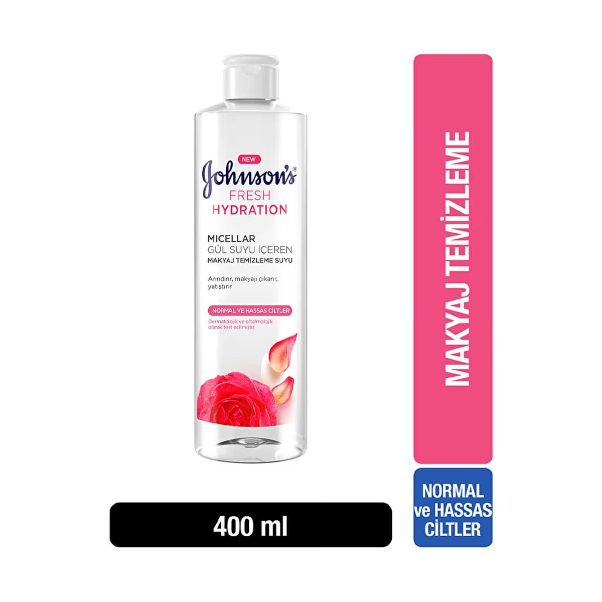 Johnson's Gül Suyu Özlü Micellar Makyaj Temizleme Suyu 400 ml - Gratis