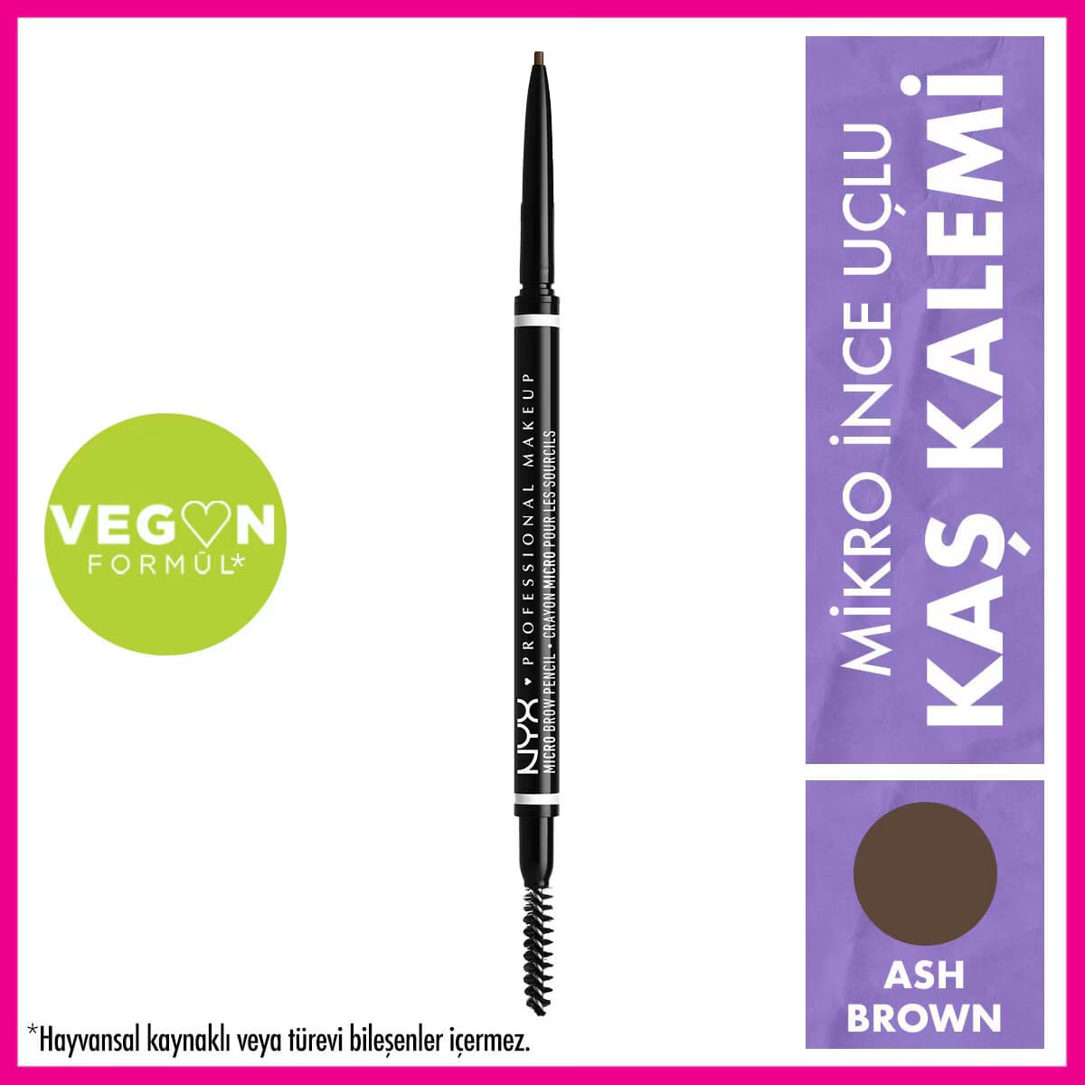 Nyx Professional Makeup Micro Brow Kalem Ash Brown