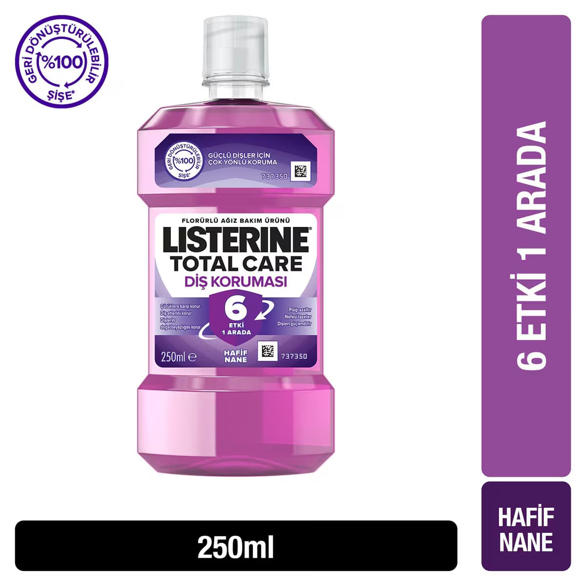 Listerine 6 Etki 1 Arada Ağız Suyu 250 ml