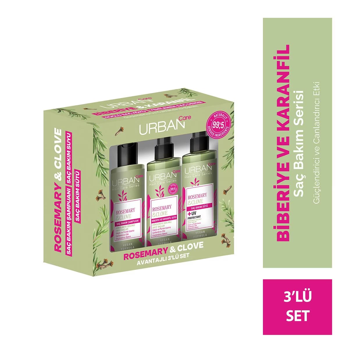 Urban Care Rosemary Clove Saç Bakım Seti 250 ml