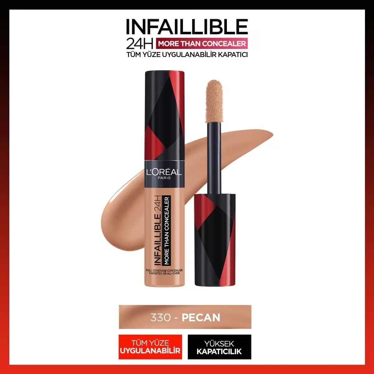 L'Oreal Paris Infaillible 24H Kapatıcı 330 Pecan