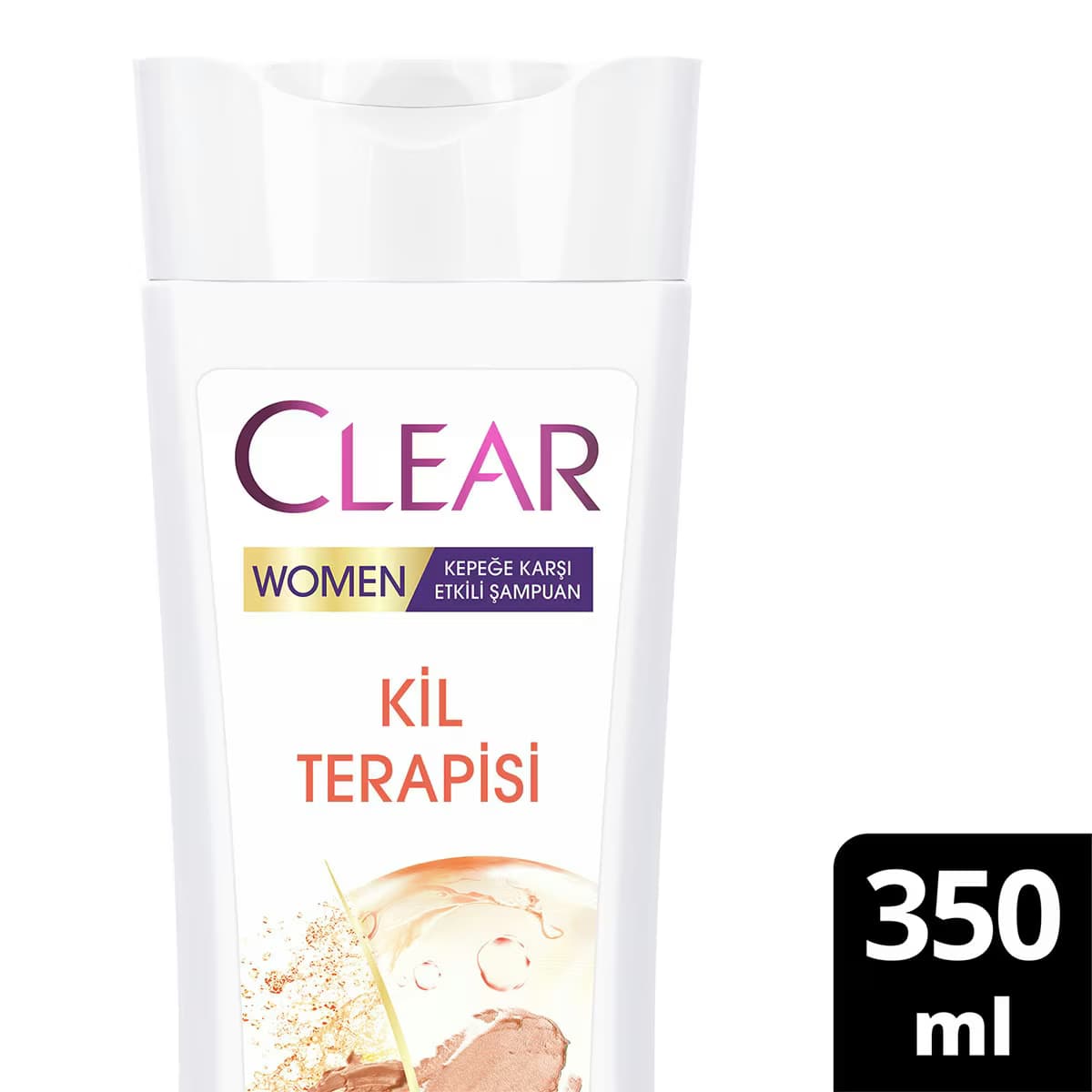 Clear Women Kepeğe Karşı Etkili Şampuan Kil Terapisi 350 ml