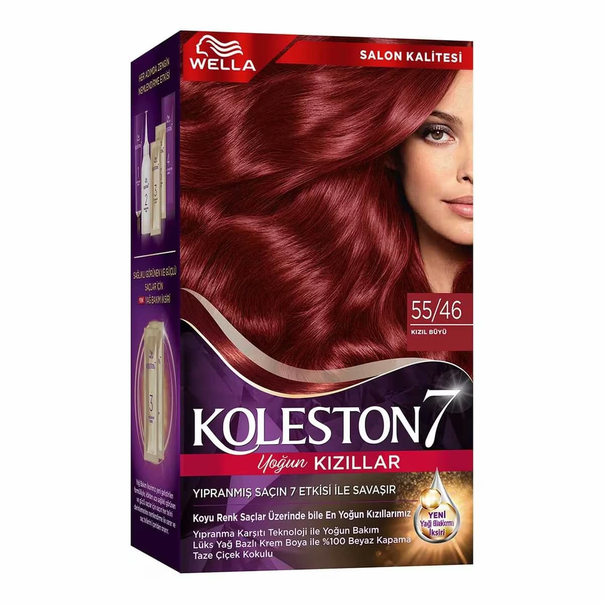 Koleston Wella Supreme Saç Boyası 55/46 Kızıl Büyü