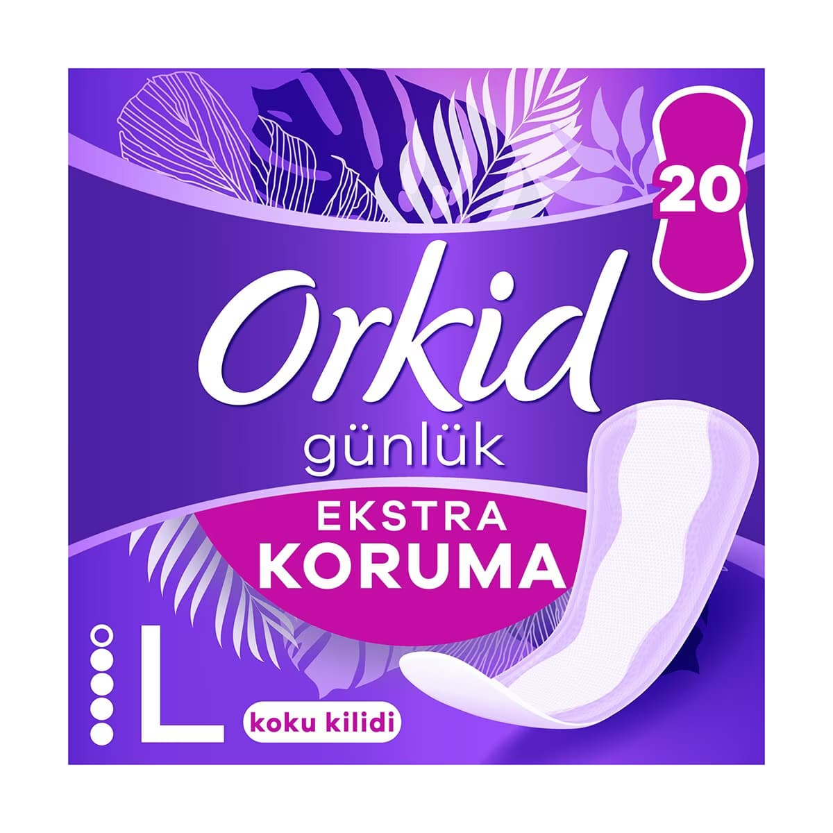 Orkid Günlük Ped Uzun 20'li