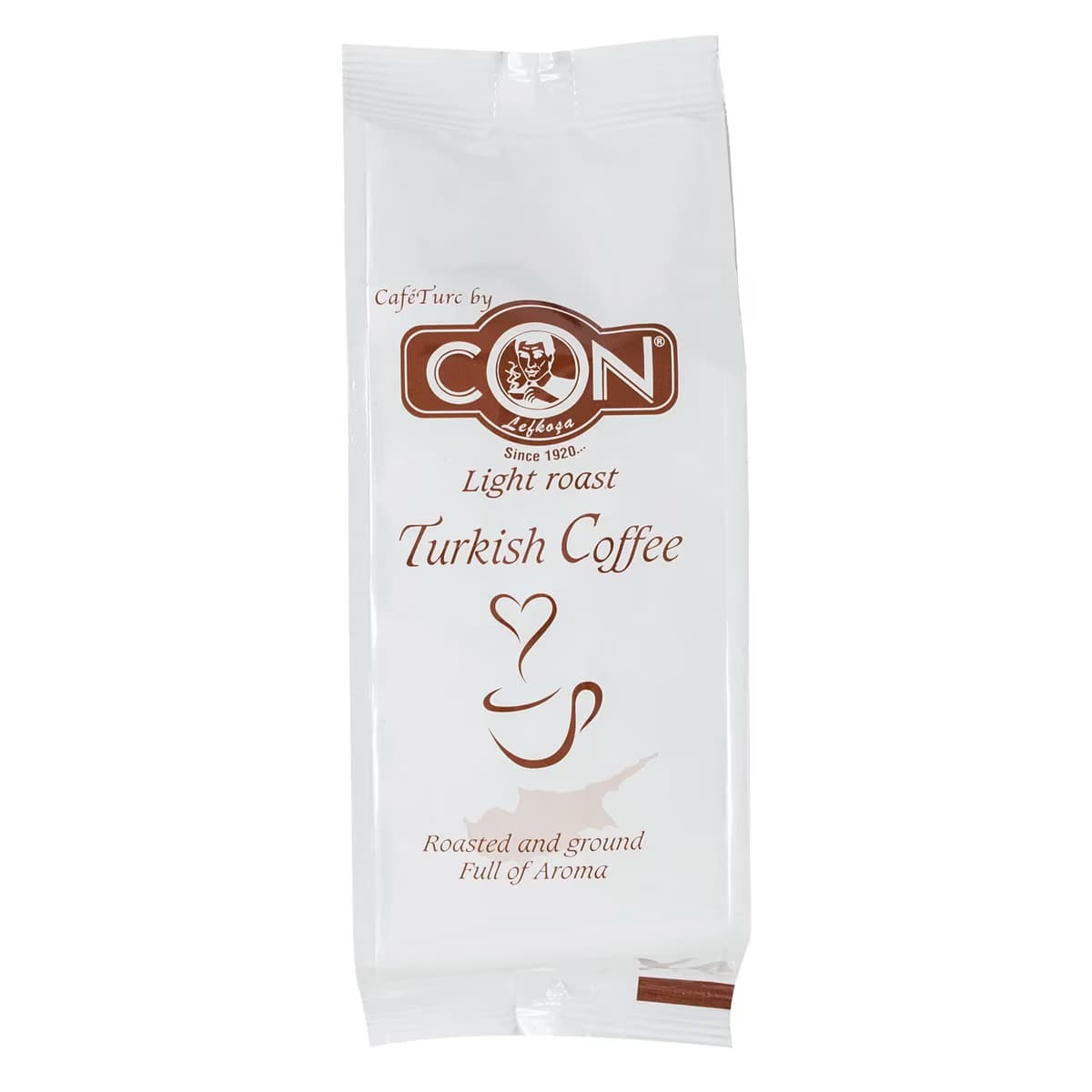 Con Türk Kahvesi Kıbrıs Kahvesi Tek Kavrulmuş Yumuşak İçim 100 gr