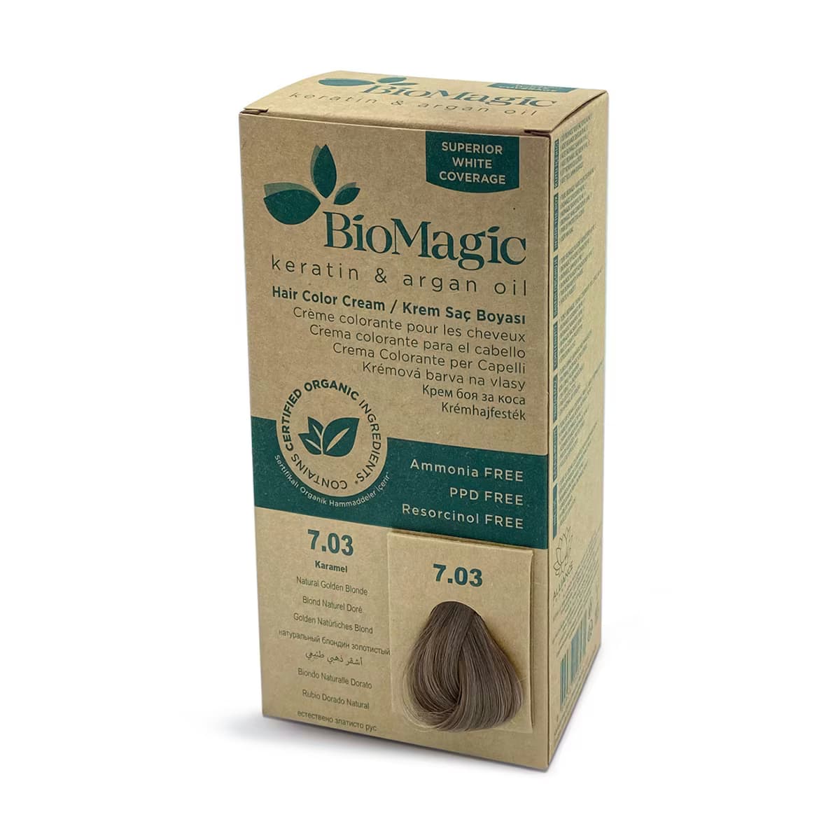 Biomagic Saç Boyası Karamel No: 7.03
