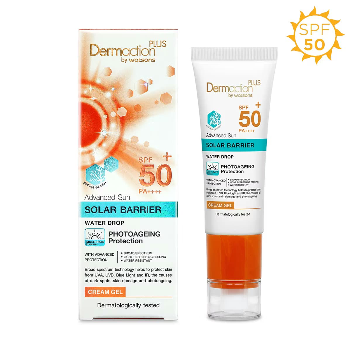 Dermaction Plus By Watsons Güneş Kremi Jel Spf50 40 ml