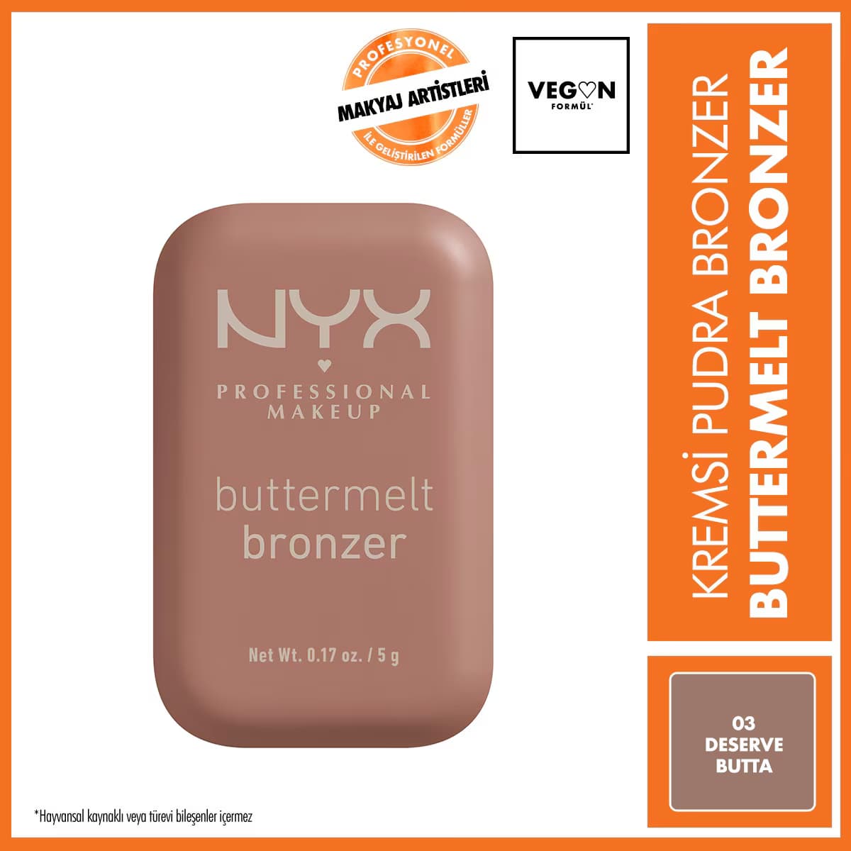 Nyx Professional Makeup Buttermelt Bronzer 03 Deserve Butta