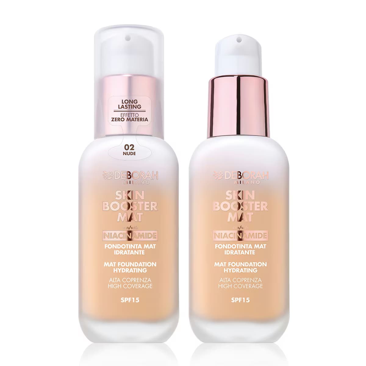 Deborah Skin Booster Niacinamide Hydra Fondöten SPF15 02