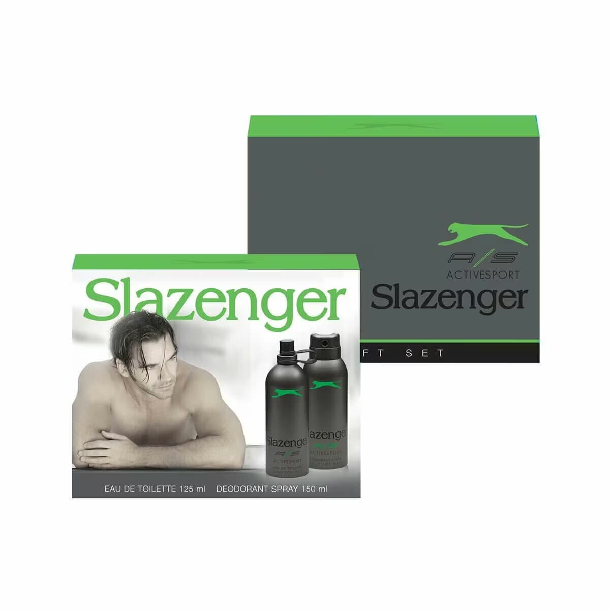 Slazenger Activesport Yeşil Erkek Edt 125 ml + 150 ml Deodorant Set