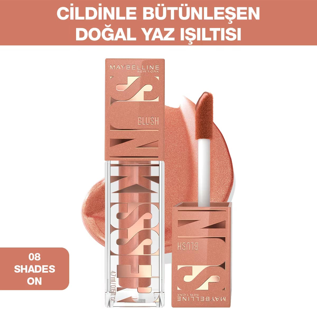 Maybelline New York Sunkisser Likit Allık 08 Shades On