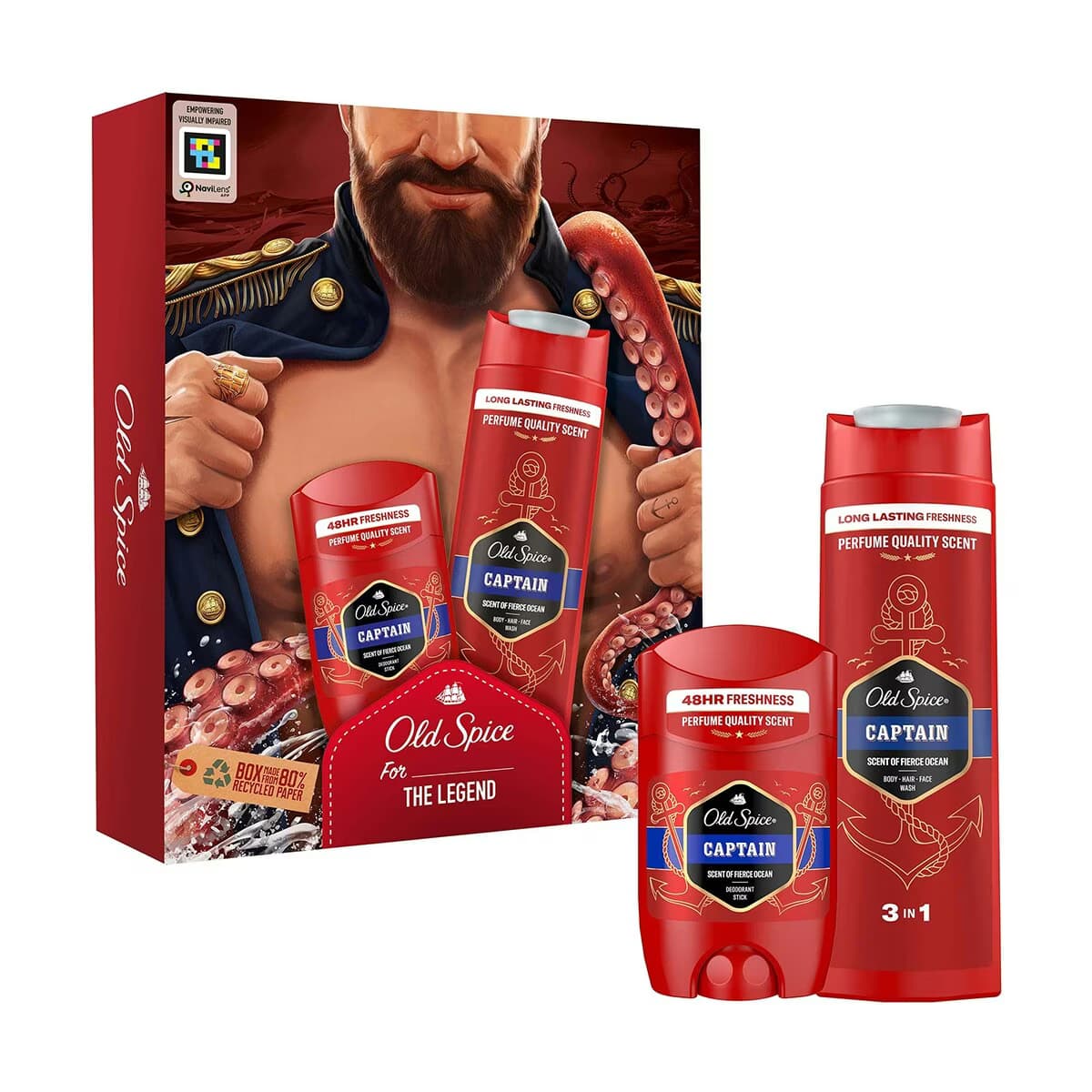 Old Spice Captain Stick 50 ml + Duş Jeli 250 ml Set