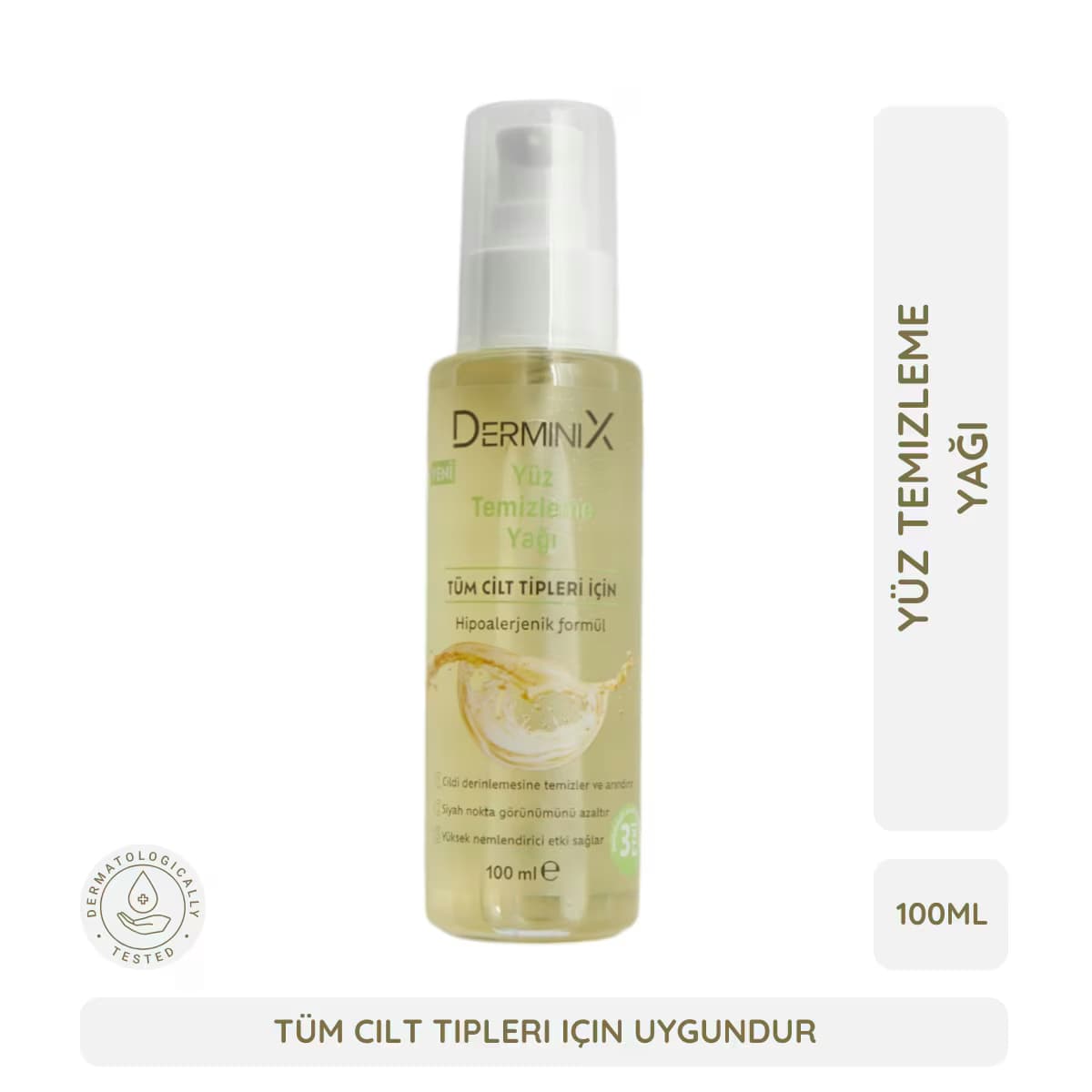 Derminix Yüz Temizleme Yağı 100 ml