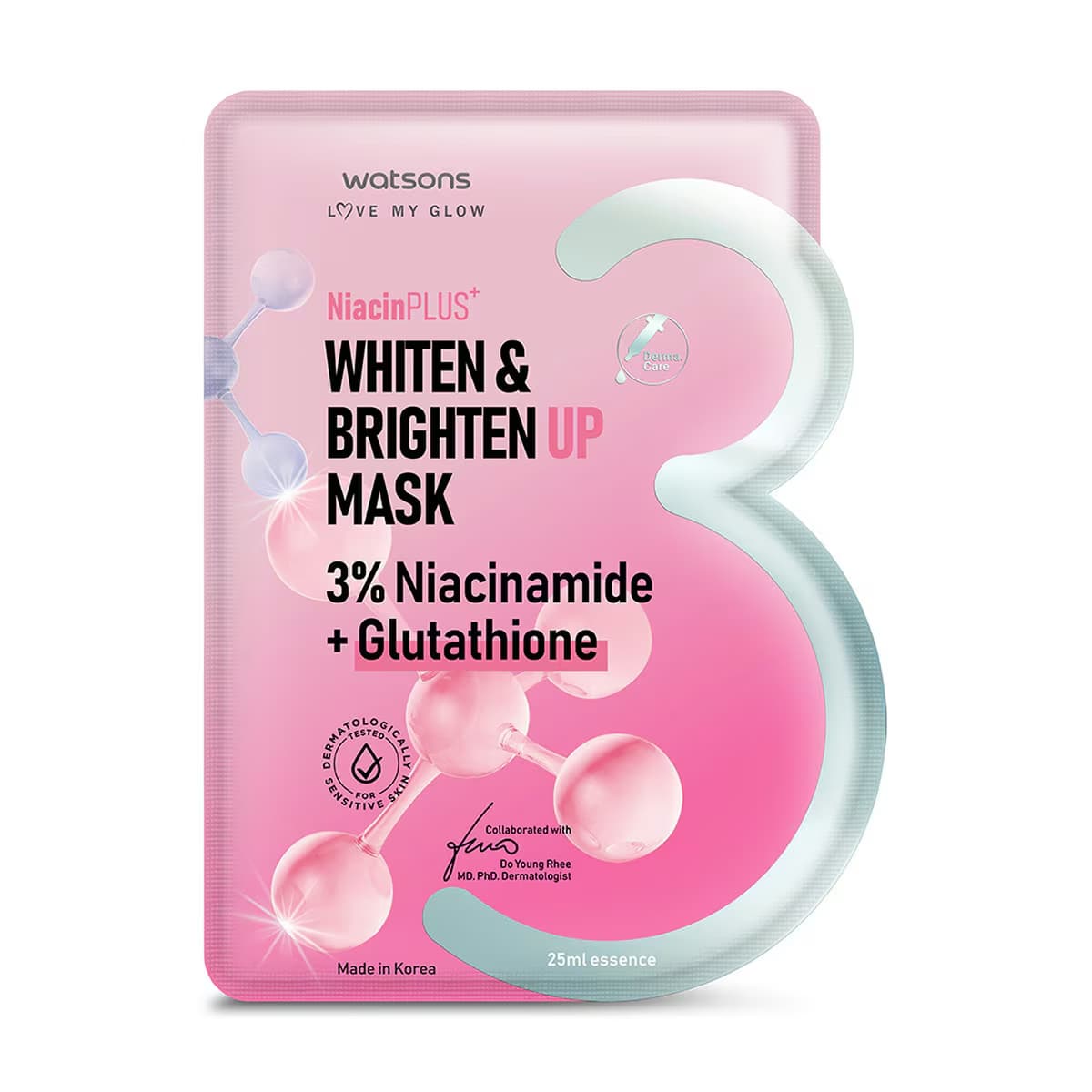 Watsons Niacinamide+Glutatyon Beyazlatıcı Maske 25 ml
