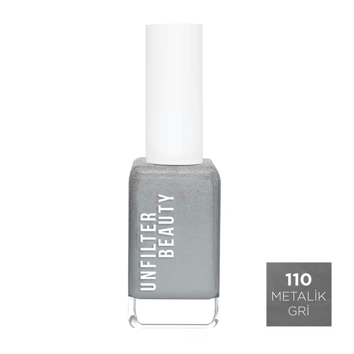 Unfilter Beauty Oje Metalik Gri 110